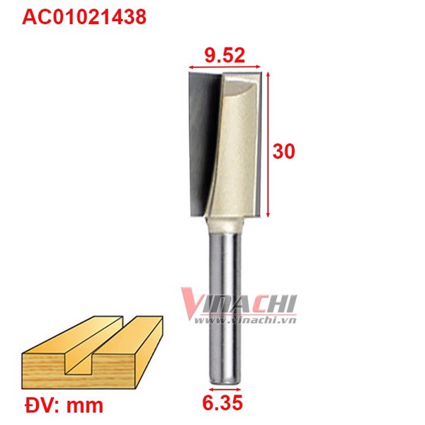 Mui lay nen ngan AC0102 cot 6.35