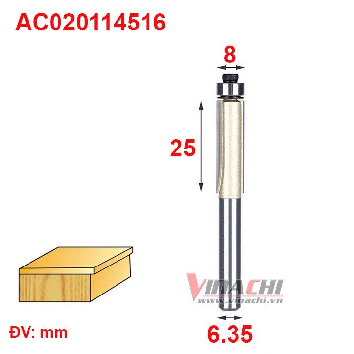 Mũi lấy nền ngắn bi Tideway AC0201