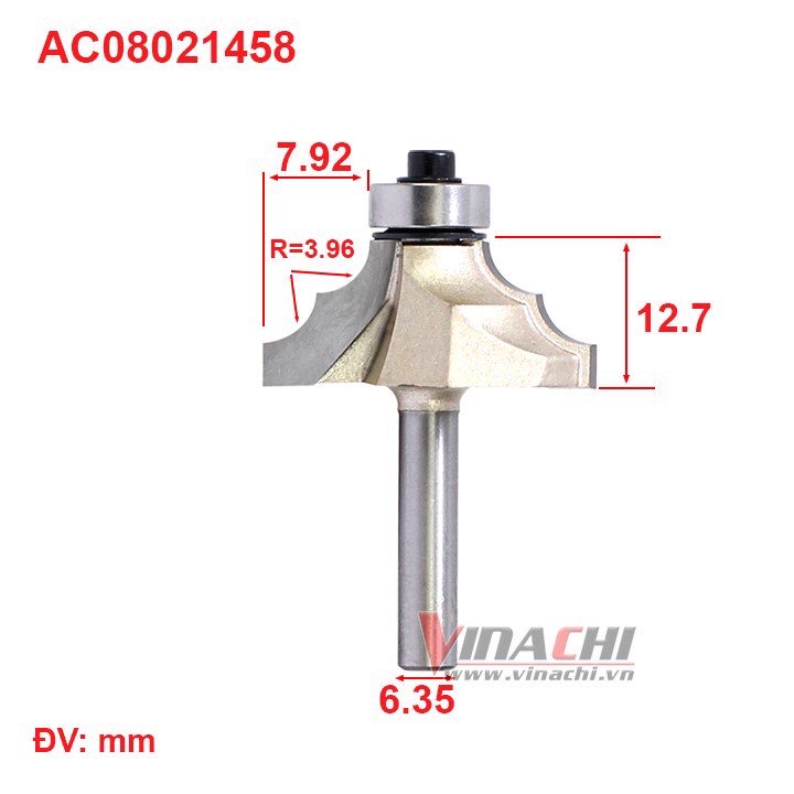 Mũi soi vát 2 chỉ lồi Tideway AC0802