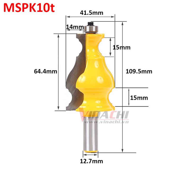 Mũi soi phào chỉ kiểu 10