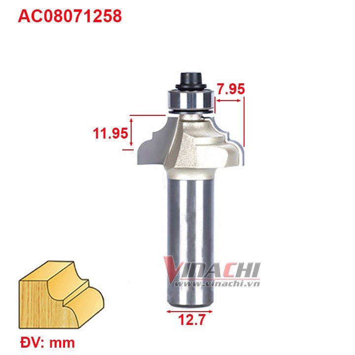 Mũi soi phào chỉ Tideway AC0807