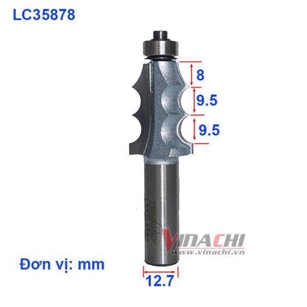 Mui soi 2 chi dua LC35878-1/2*22.8*R5