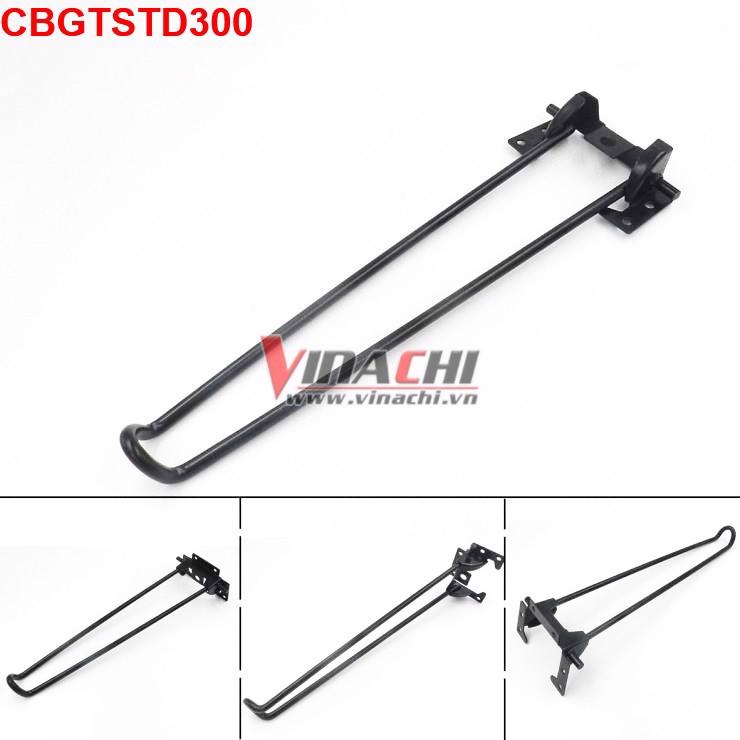 Chân bàn gập thép - 300mm - sơn tĩnh điện