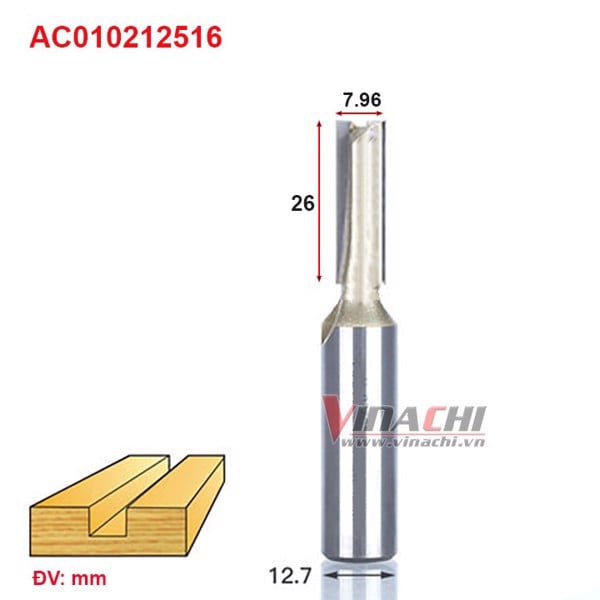 Mũi lấy nền ngắn AC0102 cốt 12.7 1