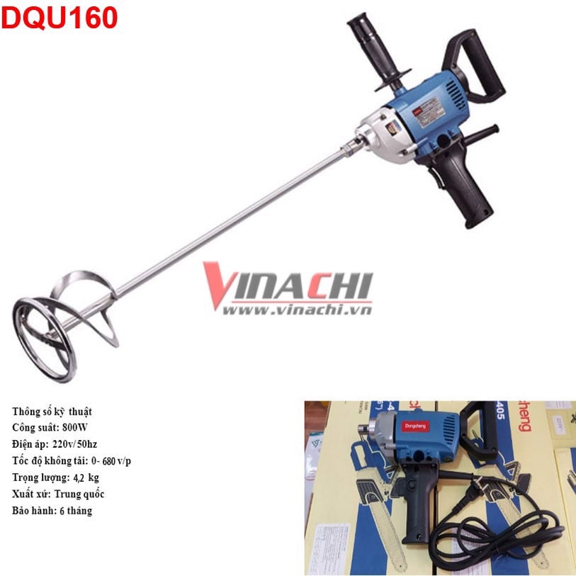 Máy khuấy sơn DongCheng DQU160