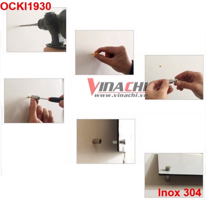 Ốc chân kính inox - 19 mm