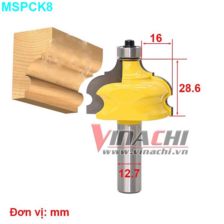 Mũi soi phào chỉ muwang kiểu 8 4 mspck8.jpg