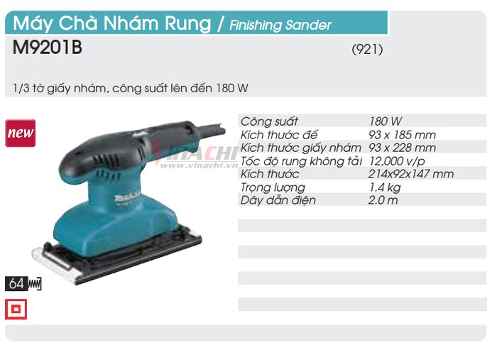 Máy chà nhám rung chữ nhật MAKITA MT M9201B 180W 4 m9201b_1.jpg